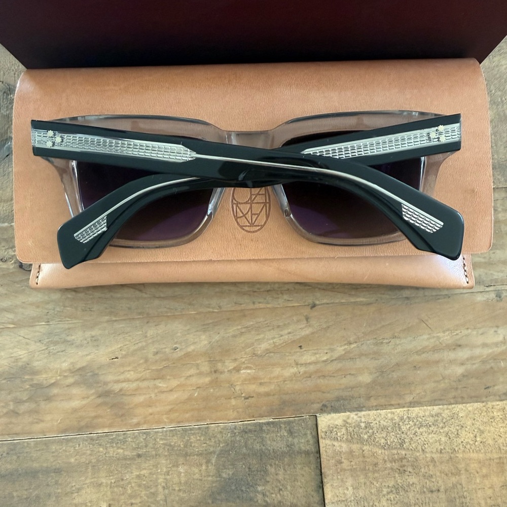 Transparent Gray Square Sunglasses - Unbranded - image 6